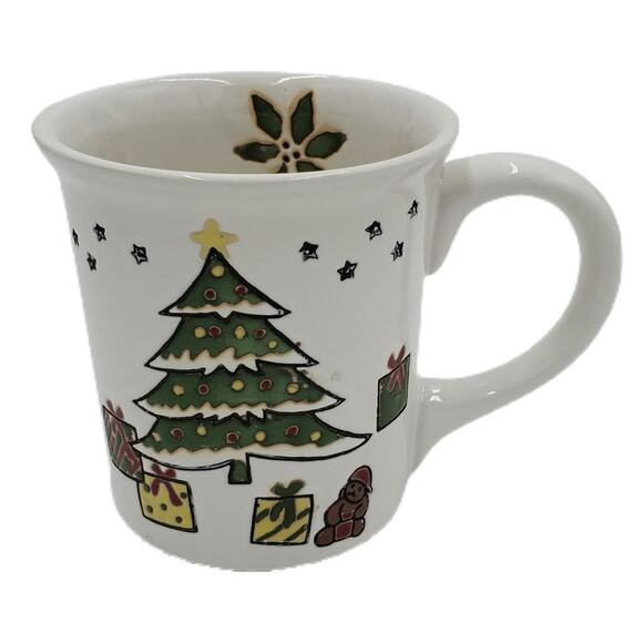 No Brand Other - Christmas Tree With Gifts Stars 16oz Mug Coffee Tea Hot Chocolate White Mug
